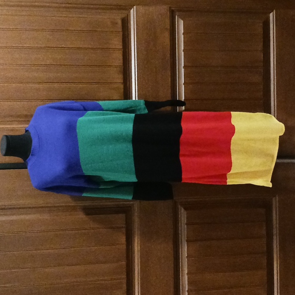 Daisy Street Knit Rainbow Dress. Size 10